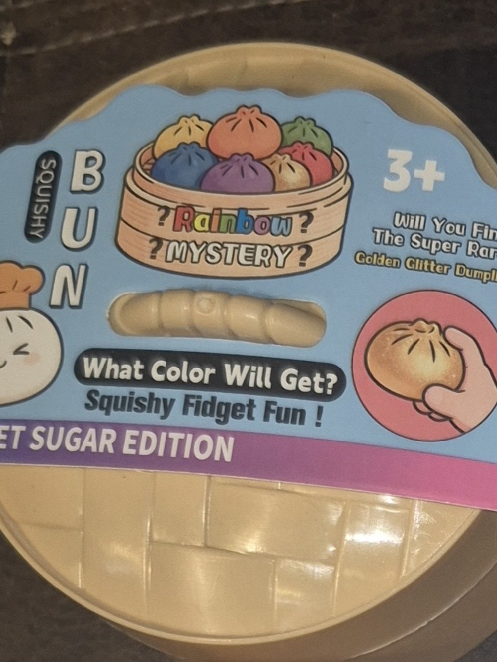 Rainbow Mystery Squishy Bun